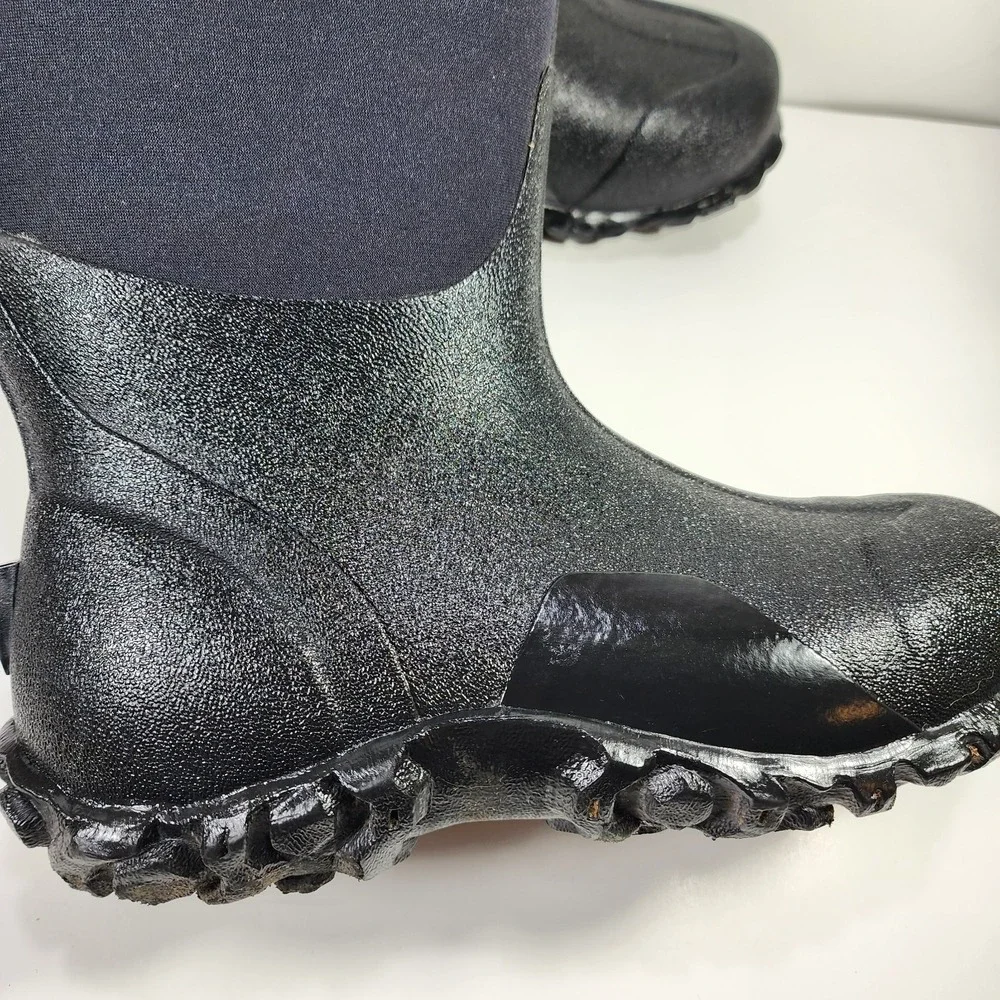 Bogs Classic Mid Insulated Waterproof Work Boots Mens 9 Black Neo-Tech Nice!